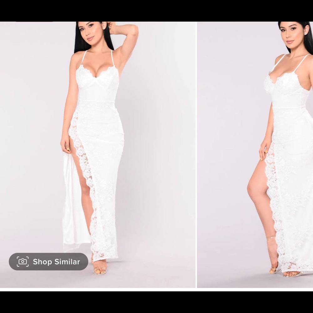 Fashion nova wedding dress